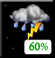 Tormentas eléctricas dispersas